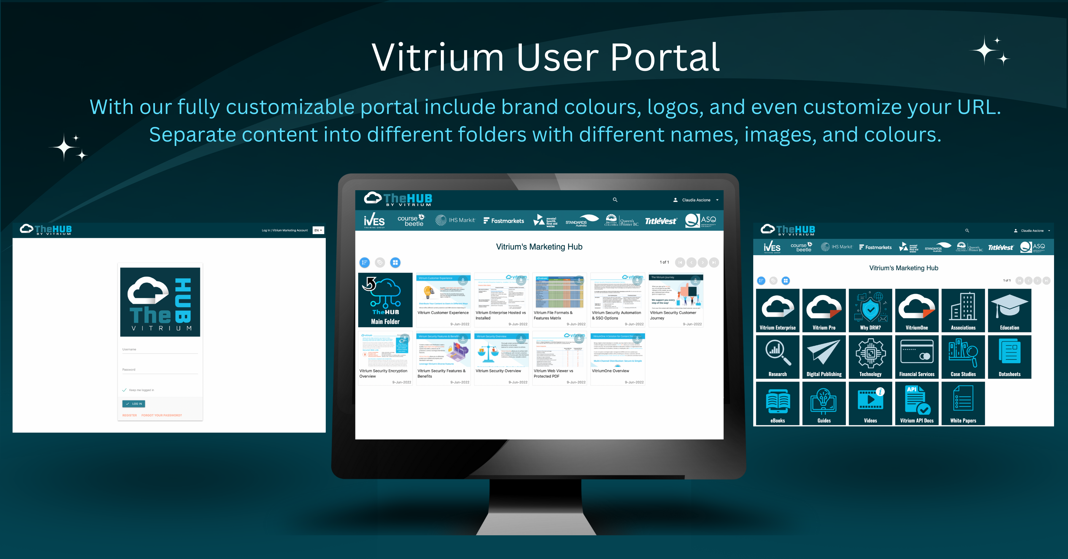 screenshot of Vitrium Security